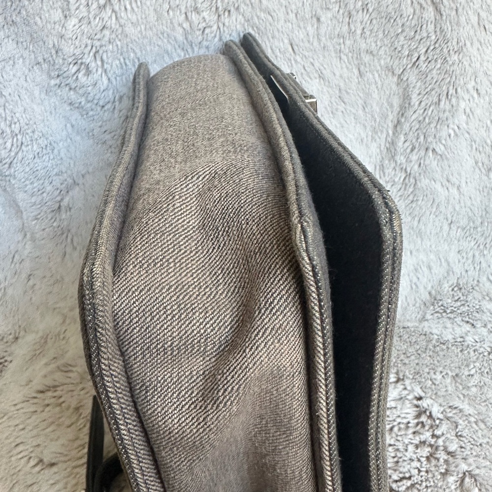 Sold on fb. Medium Denim Chevron Boy Bag crossbody - Picture 12 of 17